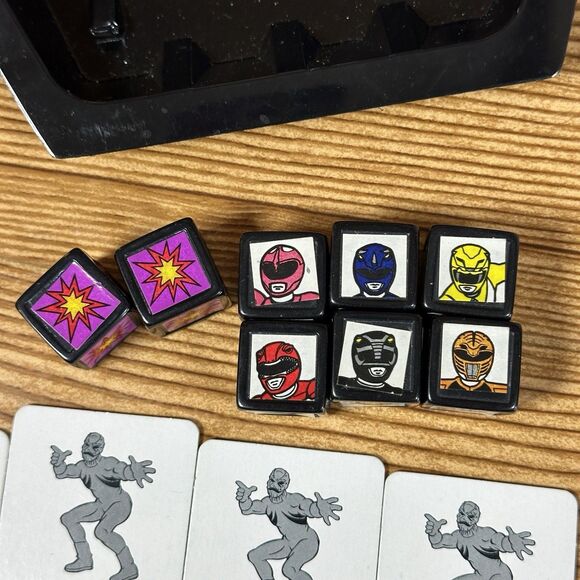 Vintage Power Rangers Battling Dice Game Rare Milton Bradley 1994‎ Complete - Picture 4 of 16